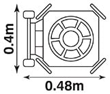 K45 Dimensions Stowed