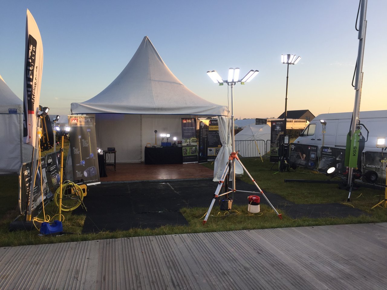 Ritelite products on display at the National Ploughing Championships