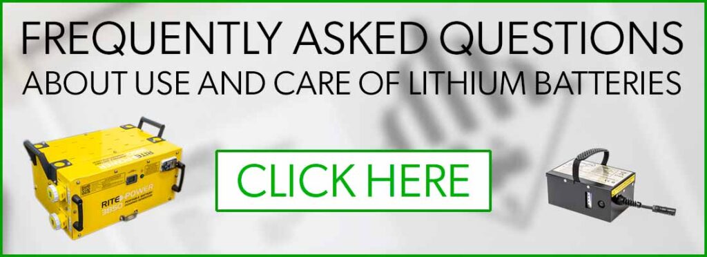 Lithium battery care banner