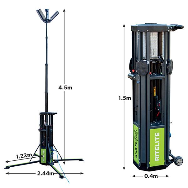 K45 Dimensions